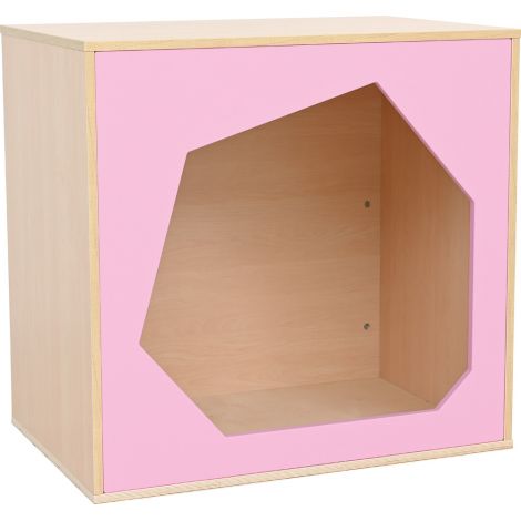 Colt de joaca de interior colectia Quadro, casuta roz, gradinita si scoala - imagine 6